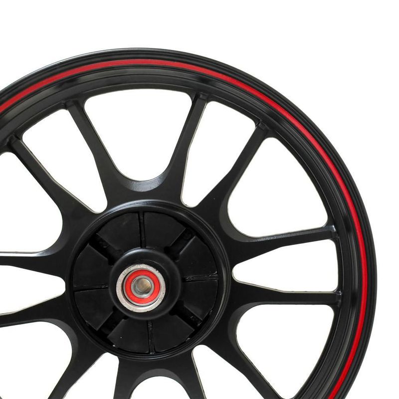 Rin trasero filo rojo negro italika rc 150 (16-19)