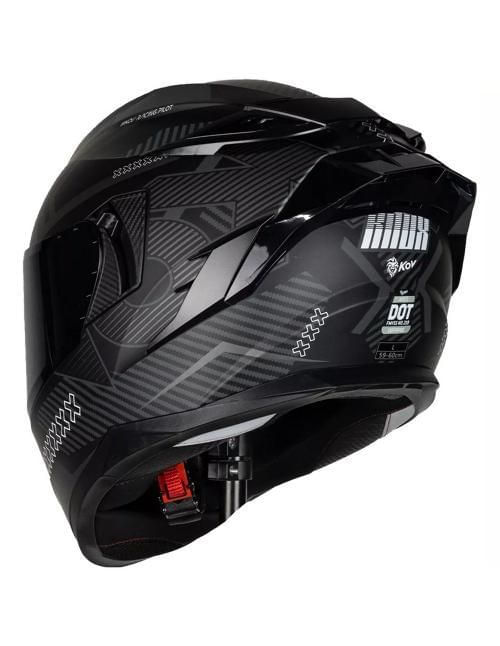 Casco Integral Kov Ares Knox Gris S Gris