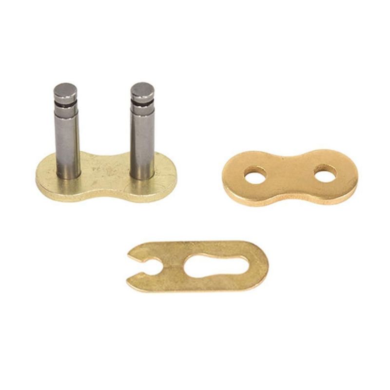 Cadena para motocicleta 520h-116 dorada leiruki