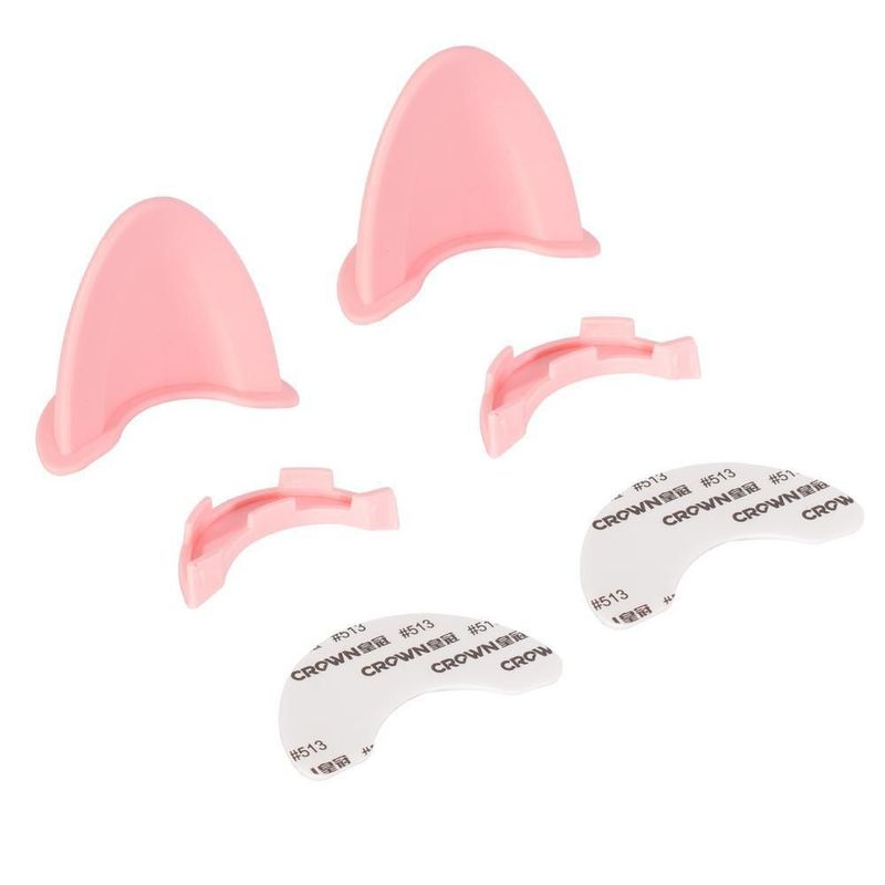 Orejas de gato para casco de moto rosas con luz kinlley