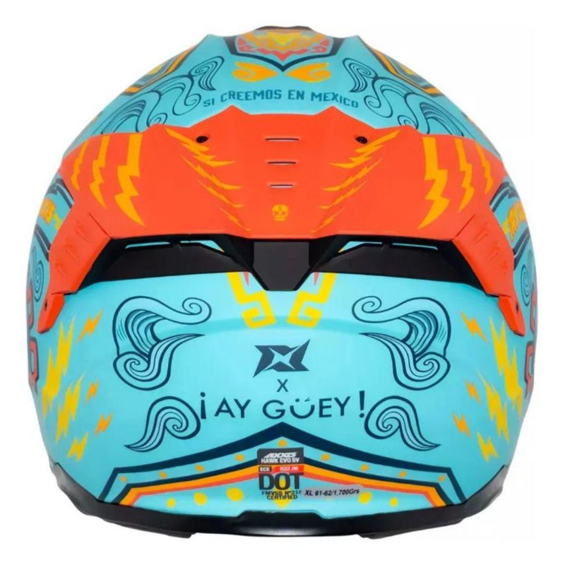 CASCO AXXIS HAWK AY GUEY TLALOC XL Azul