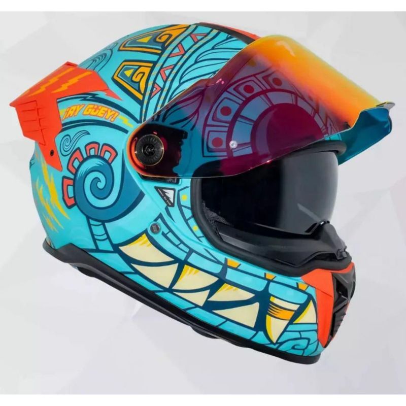 CASCO AXXIS HAWK AY GUEY TLALOC XL Azul
