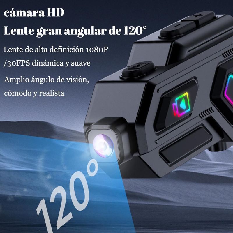 Auriculares inalámbricos Bluetooth para casco de motocicleta,Audifonos,Motos.HOGAWAY