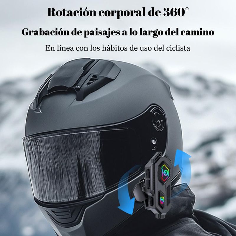 Auriculares inalámbricos Bluetooth para casco de motocicleta,Audifonos,Motos.HOGAWAY