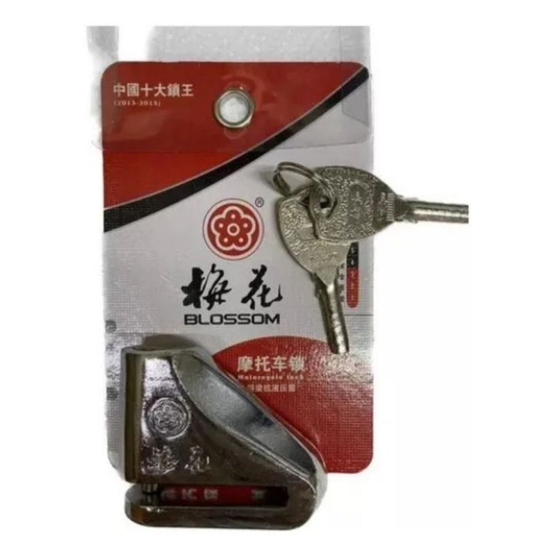 Candado De Disco Blossom Para Moto Alta Seguridad Rider One