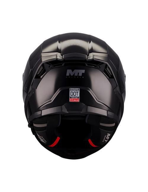 Casco Mt Thunder 4 Negro Brillante Pure EG Negro