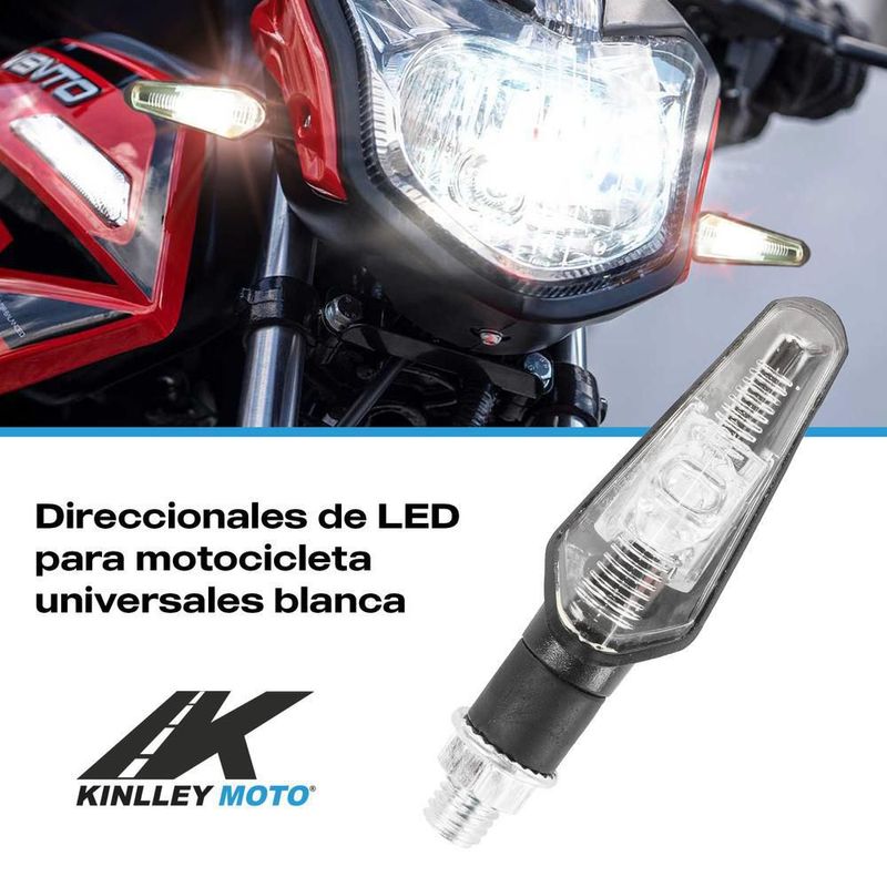 Direccionales focos led para moto universales kl009 kinlley