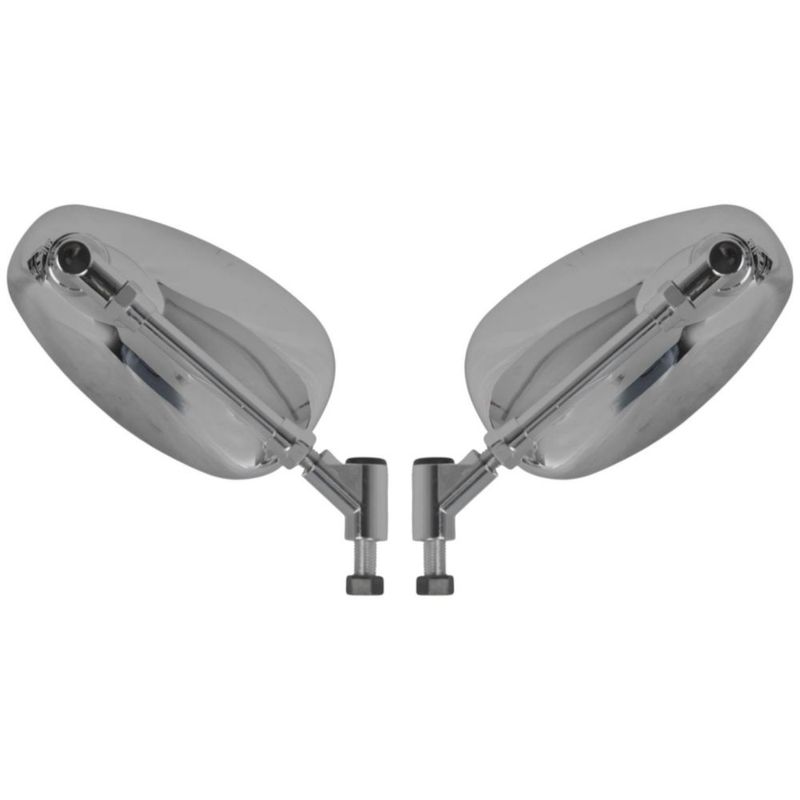 Espejo Moto Chopper Cromados HF814 10 mm Par
