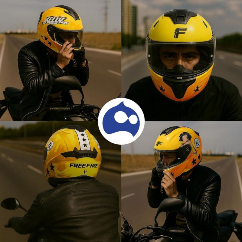 Casco Integral Abatible con Certificación ECE, Bluelander, Cascos de Doble Visera Transpirable y Cómodo, Amarillo, Unisex, (TALLA M)