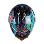 Casco Abatible Kov Thunder Quetzalcoatl M Verde