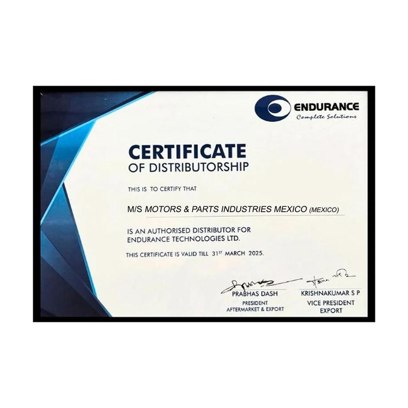 Amortiguador Trasero para Bajaj Platina 100/125 y Boxer 100/150 – Marca Endurance.