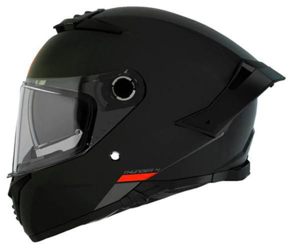 Casco Moto Mt Thunder 4 Negro Mate XXL XXL Negro Mate