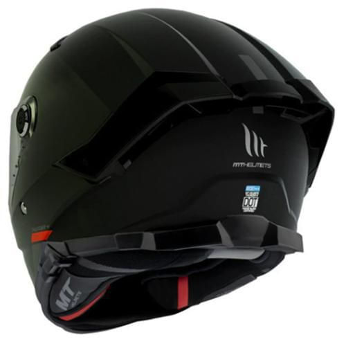 Casco Moto Mt Thunder 4 Negro Mate XXL XXL Negro Mate