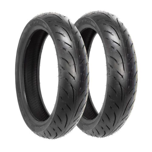 Kit de llantas para motocicleta 130/70-17 y 100/70-17 tl motometa