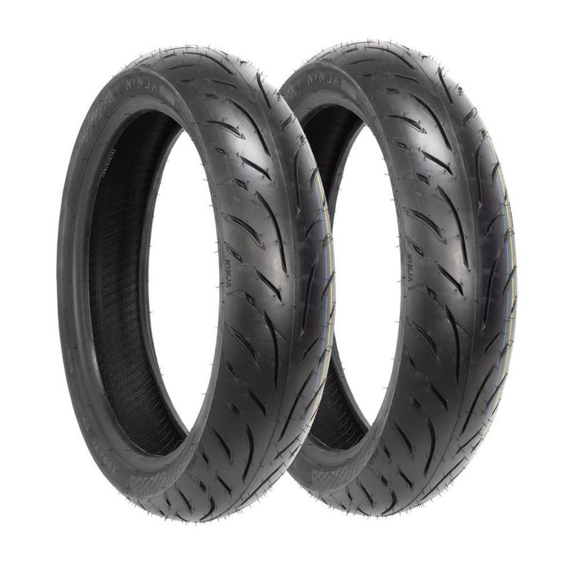 Kit de llantas para motocicleta 130/70-17 y 100/70-17 tl motometa