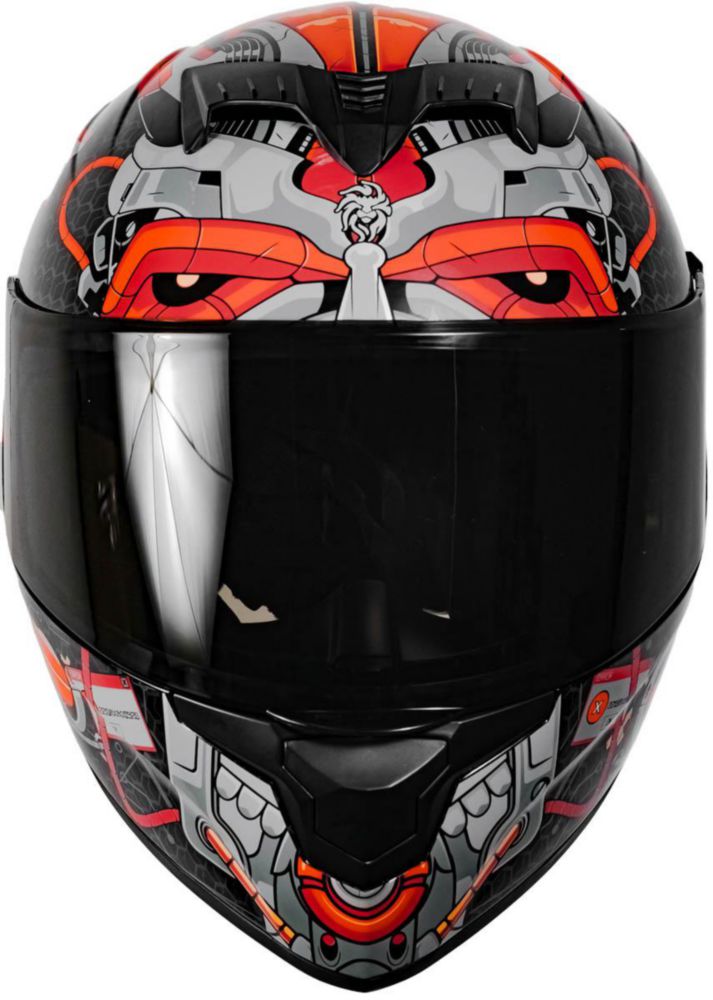 Casco Kov Sparta Error Rojo Integral Dot S Rojo