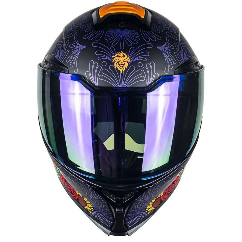 Casco Kov Orion Catrina Naranja XXL Naranja Mate