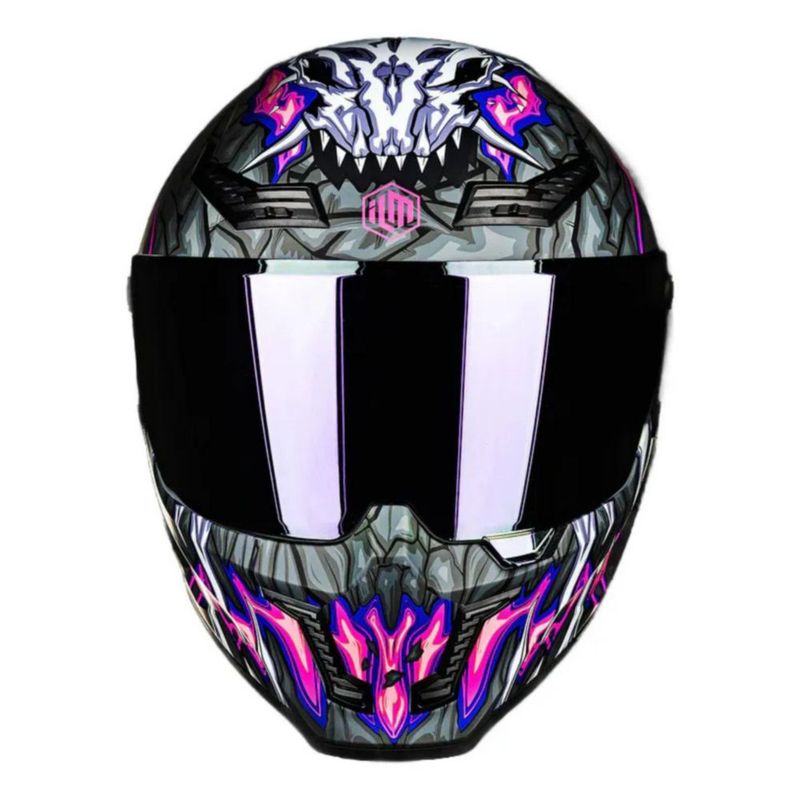 Casco Ilm Vendetta Mf509 Day1 Purple CH Morado Mate