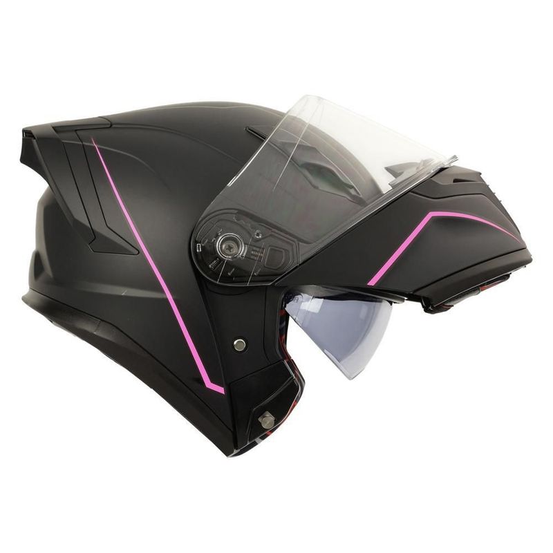 Casco roda force evo negro rosa mate aba M Negro