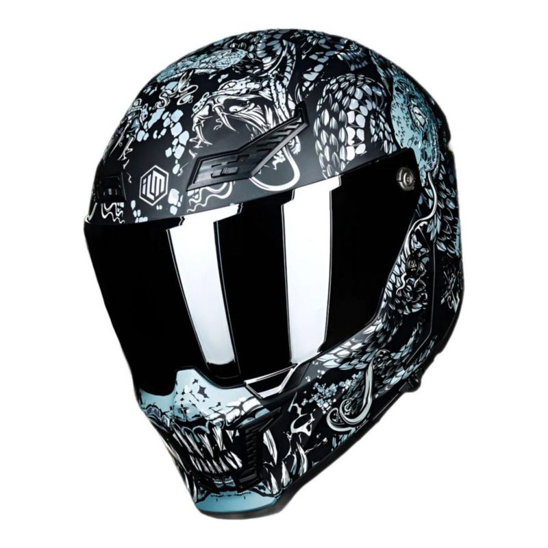 Casco Ilm Vendetta Mf509 Mythology Gris G Gris Mate