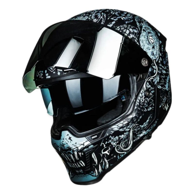 Casco Ilm Vendetta Mf509 Mythology Gris G Gris Mate