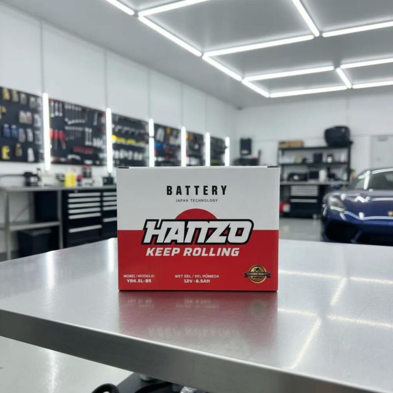 Batería Hanzo 12V 6.5Ah Gel Sellada YB6.5L-BS | Potente y Confiable