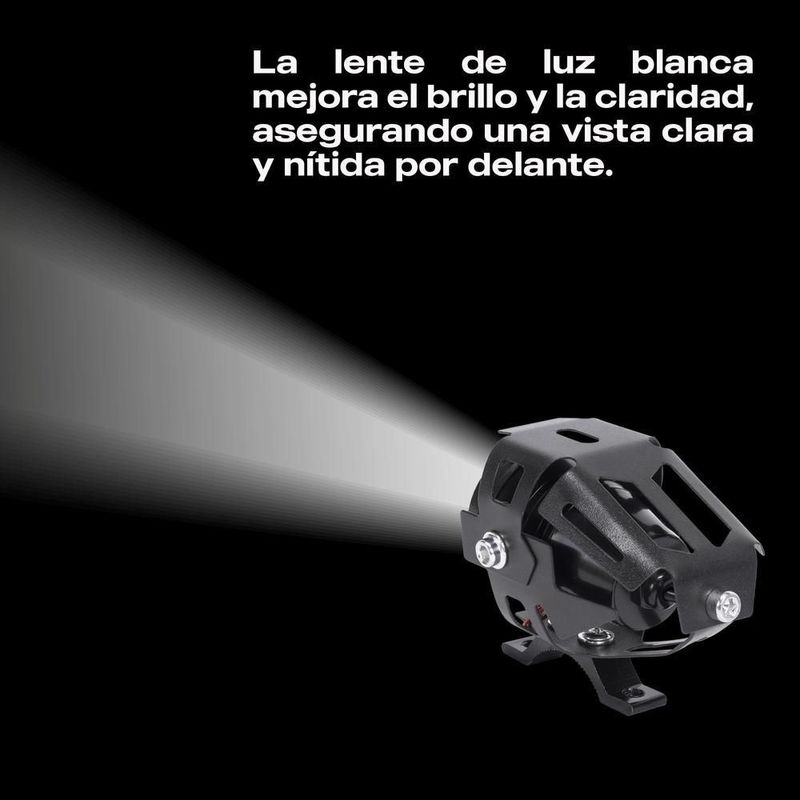 Faro auxiliar azul para moto universal u7 kinlley