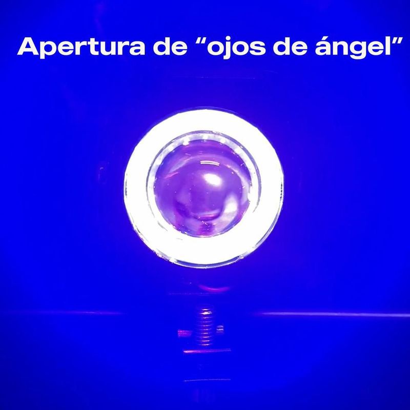 Faro auxiliar azul para moto universal u7 kinlley