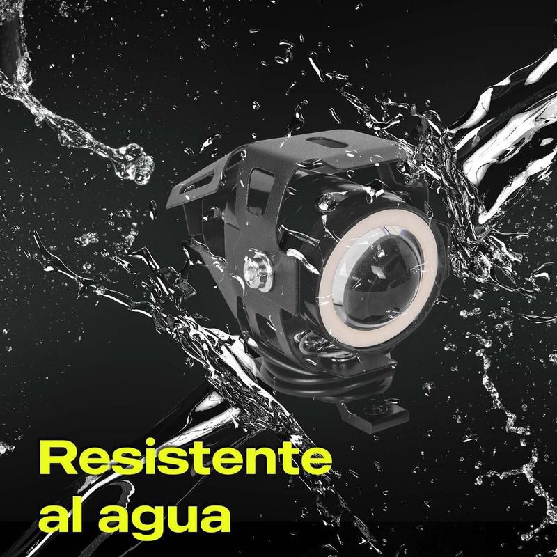 Faro auxiliar azul para moto universal u7 kinlley