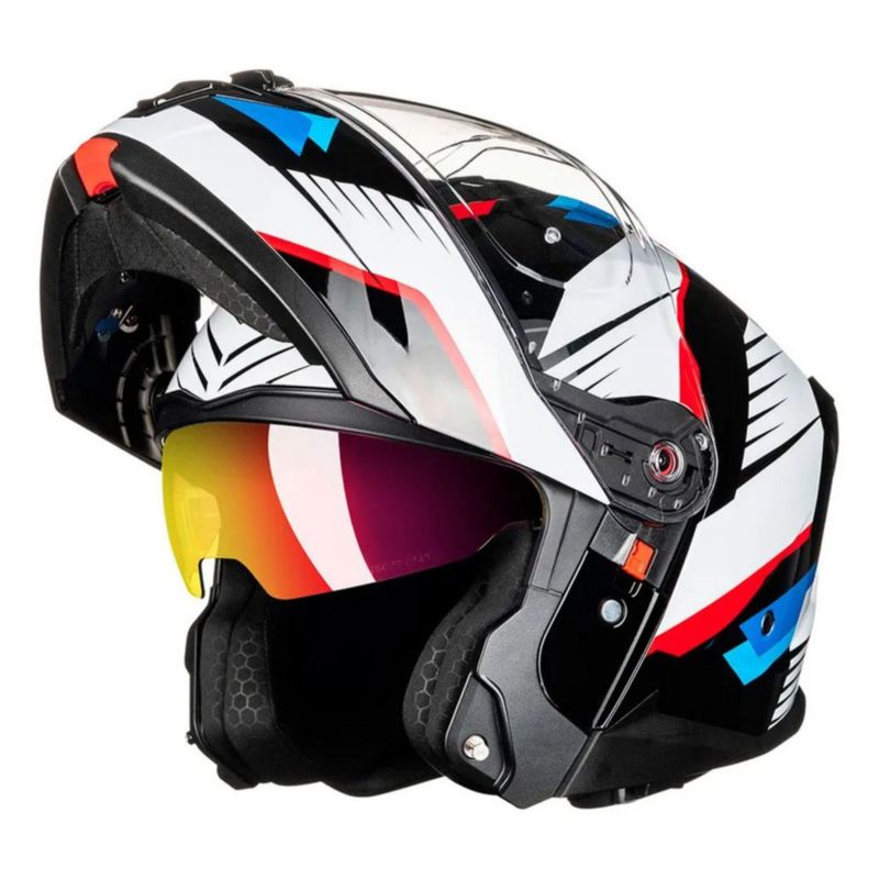 Casco Ilm B-711 Blanco Brillante S Blanco