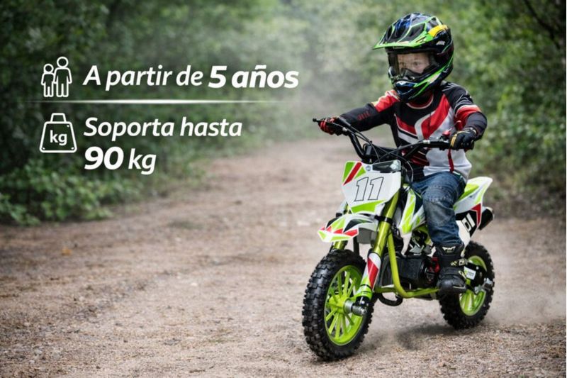 Mini Moto Shahoma NTS01 SE Premium 49cc Acid Green
