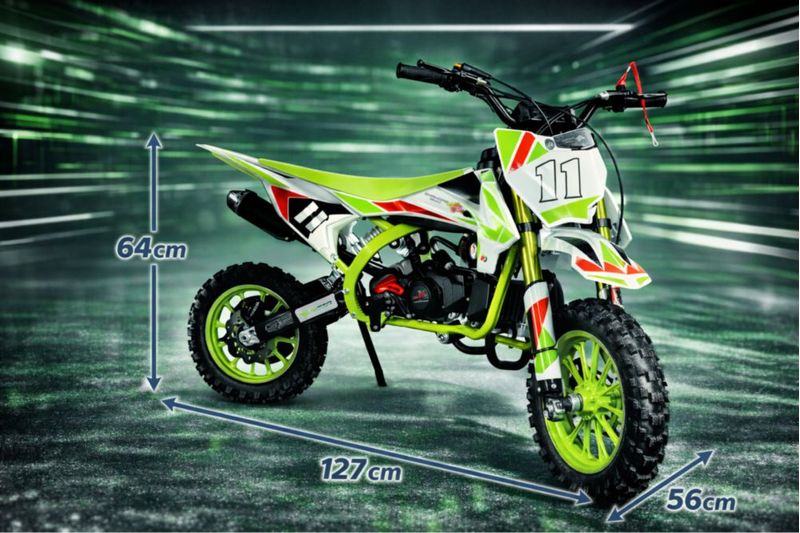 Mini Moto Shahoma NTS01 SE Premium 49cc Acid Green