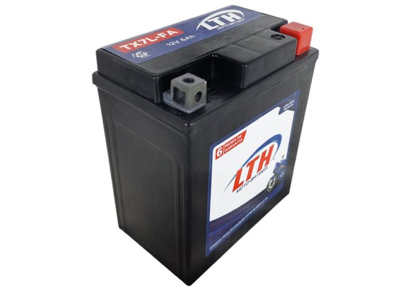 Bateria Moto Agm Activada de Fabrica LTH 12v 6amp 85cca Modelo TX7L-FA