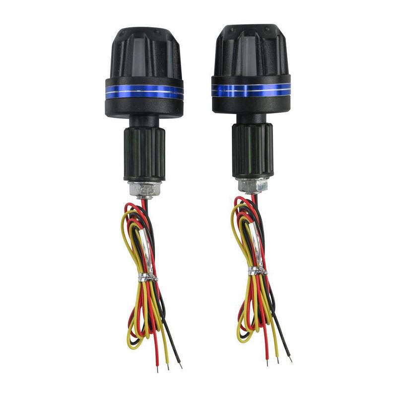 Contrapeso luz led direccional amarilla / blanca plastico azul set 12v