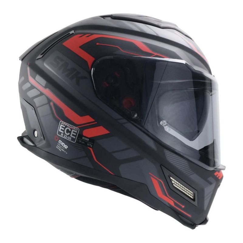 Casco smk agnar negro mate tektron ma263 M Negro
