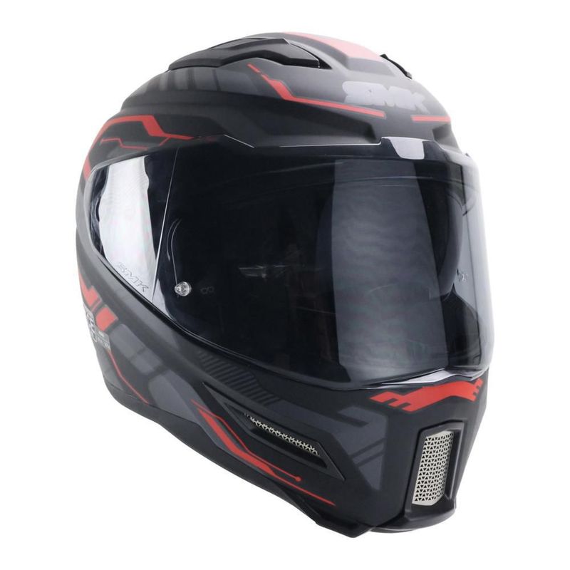 Casco smk agnar negro mate tektron ma263 M Negro