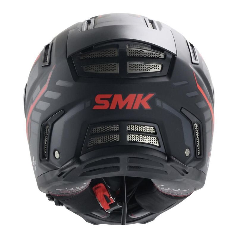 Casco smk agnar negro mate tektron ma263 M Negro