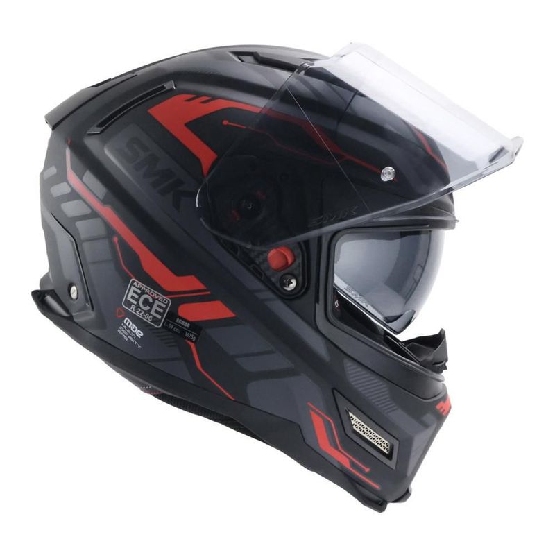 Casco smk agnar negro mate tektron ma263 M Negro
