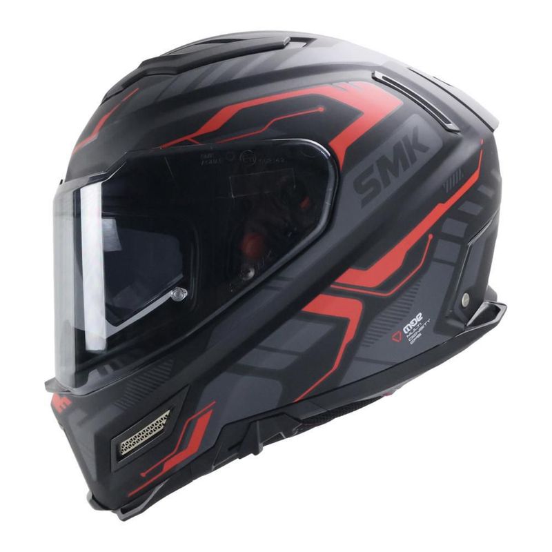 Casco smk agnar negro mate tektron ma263 M Negro
