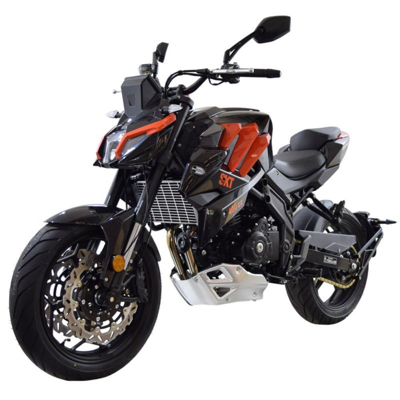 Motocicleta Dinamo Skt Skeleton 400cc  Naranja