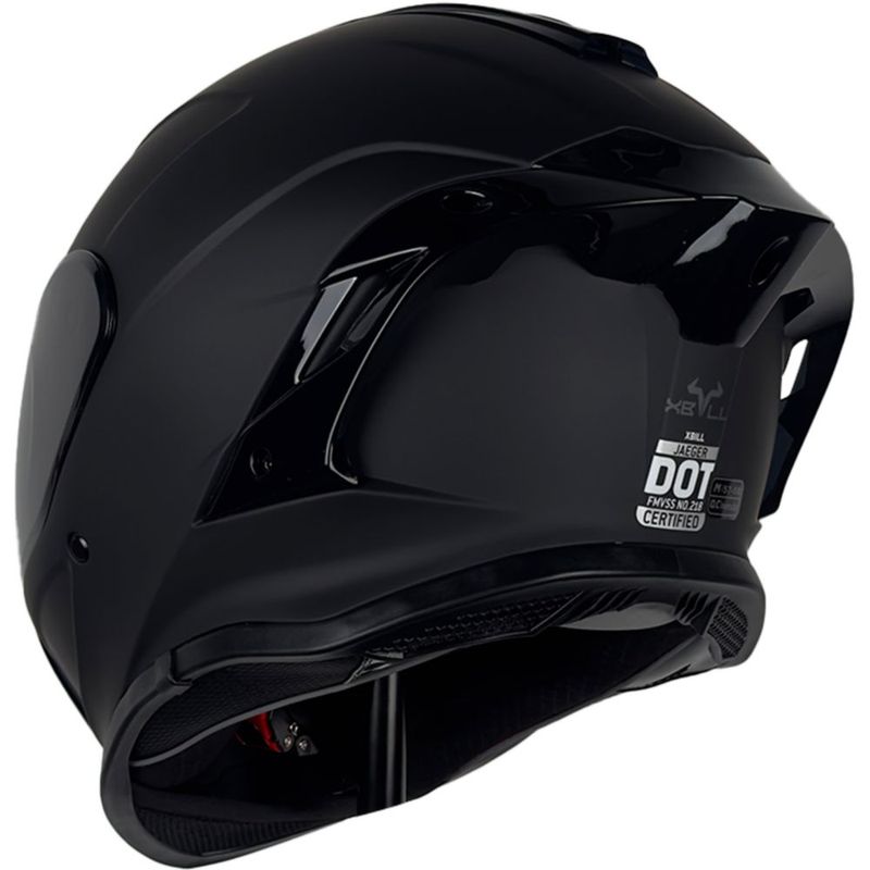 Casco Xbull Jaeger Negro Mate S Negro Mate