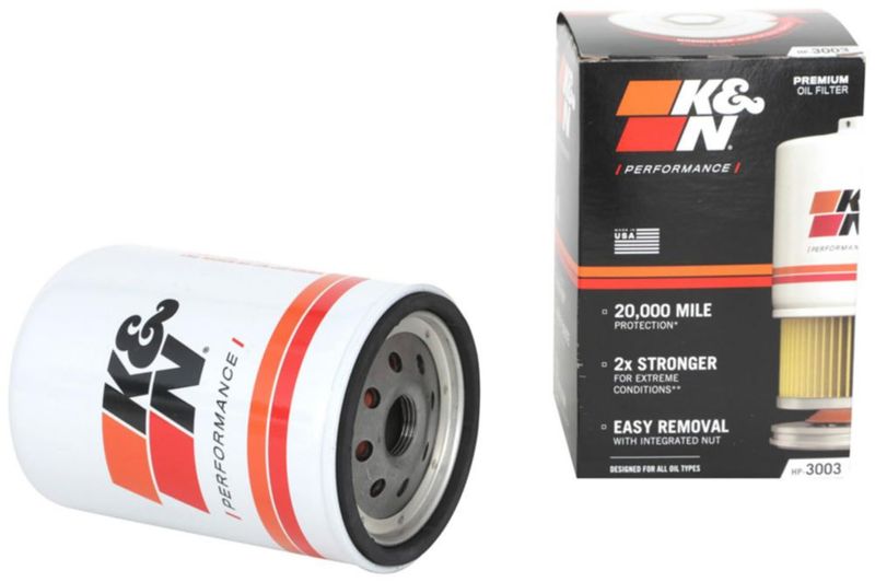Filtro de aceite K&N Premium Engine Protection HP-3003 de 20000 millas