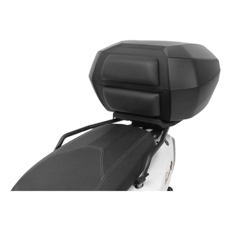 Baúl Para Motos Furchtlos 48 Litros Shield Top Case L Luxe Negro Amarillo Rider One