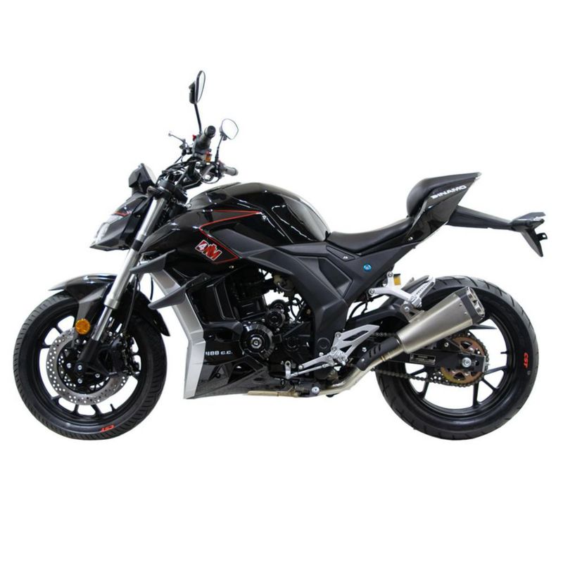 Motocicleta Dinamo Deportiva DNM 4 400cc NEGRO