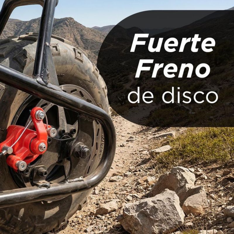Mini Moto Cross 4 Tiempos Offroad Vanlig Freno De Disco Motor 105 Cc Transmisión Automática Todo Terreno Gasolina Neumáticos Baja Presión Negra