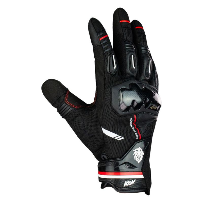 Guantes de Piel Kov M Negro