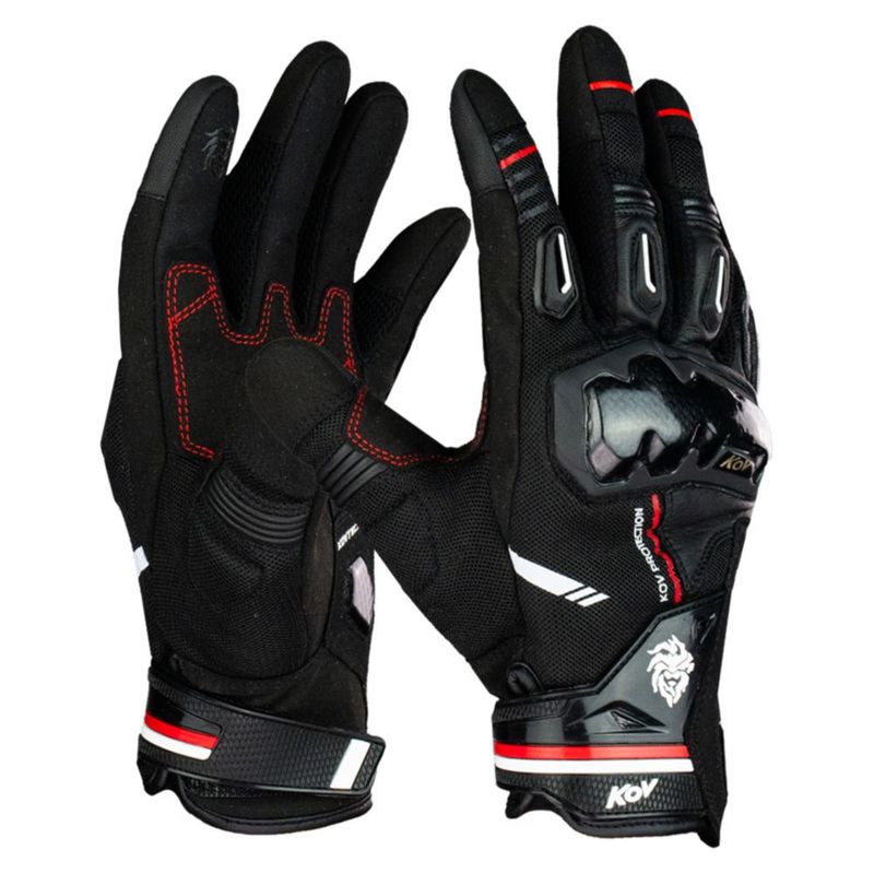 Guantes de Piel Kov M Negro