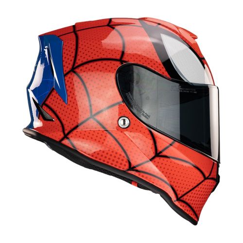 Casco Kov Kroon Marvel Spiderman Rojo Integral ECE