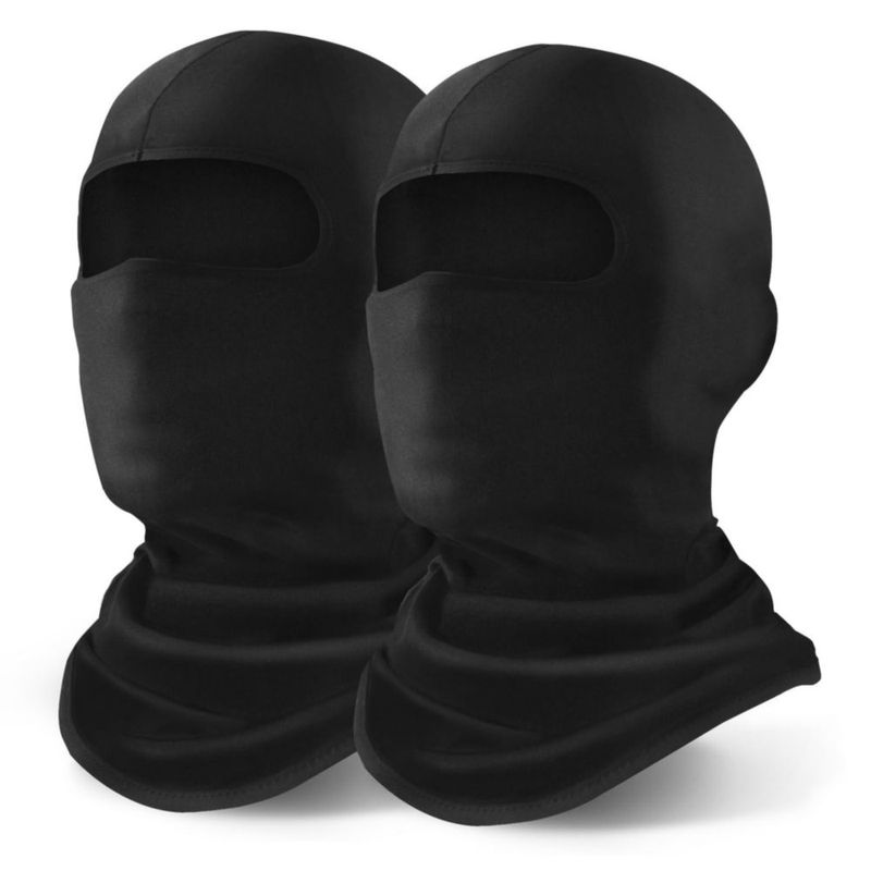 Balaclava YESLIFE paquete de 2 negra máscara de esquí con protección UV