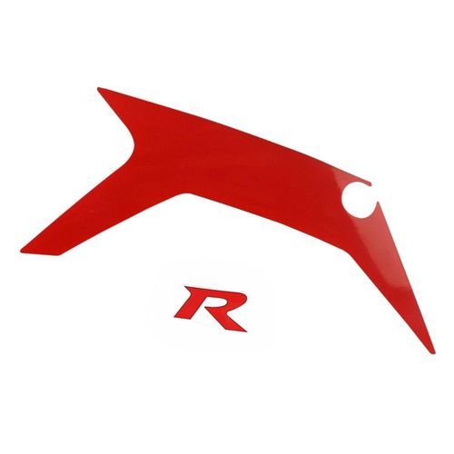 ITALIKA Etiqueta Cubierta Inf Der Negro Rojo F13020443